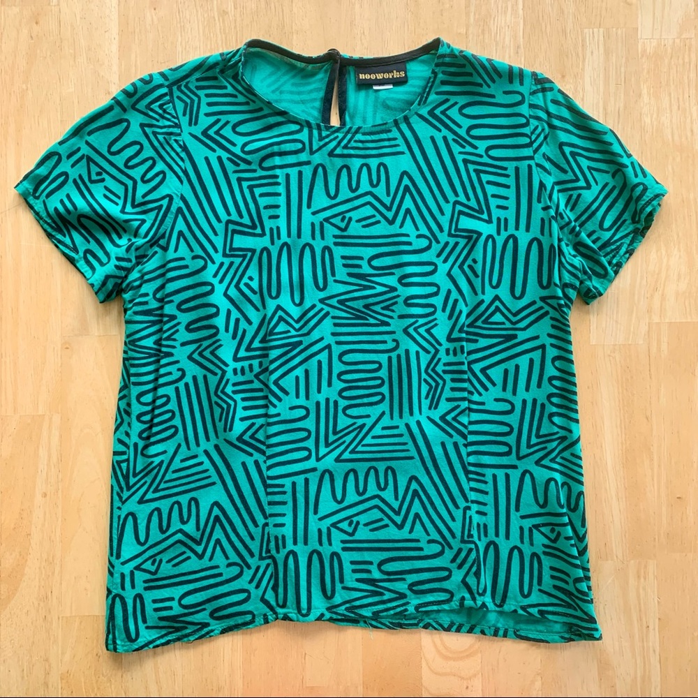 Nooworks Boxy Top in Maze